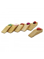 Balsa Group ( Süslü ) Ahşap Kapı Stoperi ( Uğur Böcek & Kelebek & Kalpli ) ( Pvc Kutu )*50x12