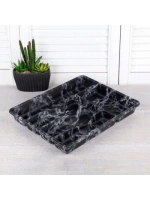 Baroness Brns-10902 ( Siyah & 5 Bölmeli ) Çekmece İçi Kaşıklık 36x29cm*24