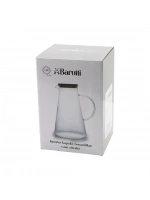 Barotti Dmr-8764 ( Geniş Taban=1850ml ) (ahşap Kapak & Silikon Conta) ( Cam ) ( Borosilikat= Isıya Dayanıklı ) Sürahi*12=k