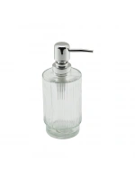 Barotti Dmr-8887 ( Çizgi Desenli ) ( Şeffaf Cam ) Sıvı Sabunluk ( 330 Ml )*48=k