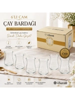 Barotti Dmr-9151 ( 6 Pcs ) Cam Çay Ardak*24=k