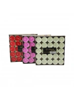 Barotti Dmr-9689 ( 50pcs ) ( Renkli Yuvarlak ) Tea Light Mum*40