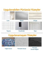 Baysa-1169 Mika Kristal ( Tek Düğme ) Askı Pvc Yapışkanlı*100x30