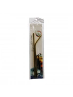 Baysa-418 ( 2pcs ) Gold Pipet & Metal Temizleme Fırçası Seti*360