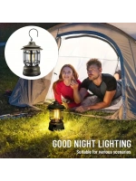 Bluetooth Hoparlör Özellikli Dimerli Led Kamp Lambası Hs66