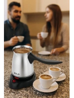 Bold Elektrikli Türk Kahve Pişirme Makinesi Inox Paslanmaz Çelik Cezve
