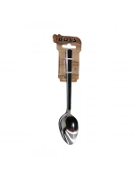 Boss-713 ( 6pcs ) Eko Çubuk Sade Metal ( Yemek Kaşık ) 2mm*50