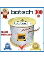 Botech ( 300mt ) Koaksiyel Uydu Anten Kablo Rg 6/u4l*4