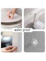 Büyük Boy Çok Amaçlı Yapışkan Kristal Tutacak Kulp 4 Adet