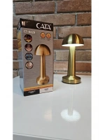 Cata Mantar Lamba Ct-8429 Lizbon 3 Renk Şarjlı Masa Lambası