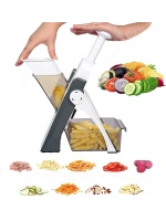 Çok Amaçlı Basmalı Sebze Dilimleyici Doğrayıcı Mandolin Brava Spring Slicer Kitchenmate