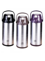 Cooker Ckr-2009 ( 4.5lt ) Lüx 304 Çelik Termos ( Pompalı & Musluklu ) ( Taşıma Kulplu & Pompa Kilit Tuşlu )*6