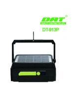 DAT Güneş Enerjili Aydınlatma Sistemi 5 Farklı Işık Modu Kamp lambası 100W