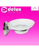Delux Banyo Aks-199 Plastik Katı Sabunluk*50