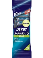 Derby Samurai 3 Bıçak Klasik 10pcs Poşetli*10x8