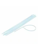 Dmax Dmx-4293 ( Beyaz ) ( 4.8x380mm ) ( Plastik ) Cırt Kelepçe ( 100pc ) ( Kendinden Kilitlemeli )*70
