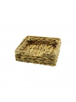Dmr-4959 ( Kare ) ( Hasır ) Peçetelik ( Metal İskelet ) ( 20x20cm )*60