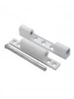 Düz Metal ( Beyaz & Metal ) ( 75mm & Pvc Pencere ) Menteşe*20x10