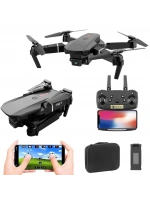 E88 Drone 4k Hd Çift Kameralı Drone App Kontrol Wifi Li Katlanabilir Quatcopter X3 Batarya