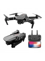 E88 Drone 4k Hd Çift Kameralı Drone App Kontrol Wifi Li Katlanabilir Quatcopter X3 Batarya