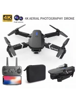 E88 Drone 4k Hd Çift Kameralı Drone App Kontrol Wifi Li Katlanabilir Quatcopter X3 Batarya