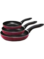 Ebriş Mutfak Tavacı ( 3pcs ) Teflon Tava Seti Bakalit Saplı (16-20-24cm )*20