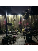 Egonex 100 Led Güneş Duvar Lambası Açık Güneş Lambası