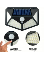 Egonex 100 Led Güneş Duvar Lambası Açık Güneş Lambası