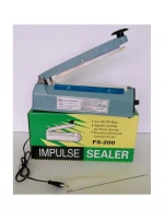 Egonex 20cm Metal Gövde Poşet Ağzı Yapıştırma Kapatma Makinası Fs-200