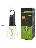 Egonex 3 Farklı Mod Ledli Şarjlı Asma Kancalı Kamp Lambası Taşınabilir Ampul T01-B