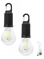 Egonex 3 Farklı Mod Ledli Şarjlı Asma Kancalı Kamp Lambası Taşınabilir Ampul T01-B