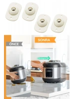 Egonex 4 Adet Pratik 360 Derece Döner Tekerlek Bilyeli Eşya Kaydırma Aparatı Yapışkanlı Mini Tekerlekler