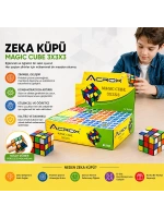 Egonex Acrox Magıc Cube Ax-847 ( 3x3x3 ) Zeka Küpü ( Oyun )*12x24