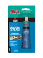 Egonex Akfix 100-e  Sa-111 Aku-07  Şeffaf ( Tüp ) Silikon 50 Ml*24x8