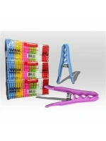 Egonex Akyazı-054 ( 24pcs ) ( Orkide ) ( Plastik ) Mandal*6x30