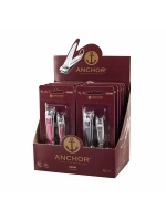 Egonex Anchor Gx-108 ( 2li Set Renkli ) Tırnak Makası*12x40