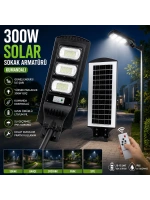 Egonex Ars-348966 ( 300w & 6500k ) ( Solar & Güneş Enerjili ) Sokak Lambası & Armatür ( Sensörlü ) ( Bahçe-balkon-sokak )*5
