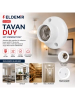 Egonex Asel ( E27 ) ( Kolay Montaj ) Tavan Duy*60x1