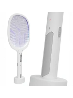 Egonex Asonic As-a25 ( Beyaz/gri ) ( Type-c Şarjlı ) ( Raket Modeli ) Elektronik Sinek Öldürücü Cız Makine*40