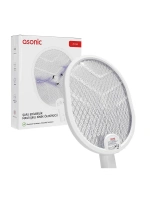 Egonex Asonic As-a26 ( Beyaz ) ( Type-c Şarjlı ) ( Raket Modeli ) Elektronik Sinek Öldürücü Cız Makine  ( Katlanabilir Sap )*48