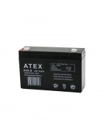 Egonex Atex Ax6-12 ( İnce ) Akü ( 6v-12ah ) Amper*10