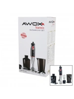 Egonex Awox Barmix ( 3in1 ) Blender Seti ( Çelik 2li Mikser ) ( Çelik Rondo Bıçak ) ( Çelik 4 Kanatlı Bıçak ) ( 1000w )*4