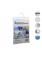 Egonex Banıo Lüx Polyester ( Çift Kanat ) Su İtici Banyo Perdesi 90x200cm*35
