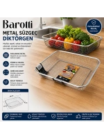 Egonex Barotti Dmr-9400 ( Dikdörtgen &tel Sepet ) Metal Süzgeç*120