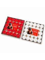 Egonex Barotti Dmr-9734 ( 50pcs ) ( Renkli ) ( Yuvarlak ) Tea Light Mum*40