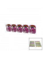 Egonex Baysa-1606 ( 5pcs=tekli & Çoklu Kullanım ) Mika Kristal Kollu ( Resimli Yapışkanlı ) Askı*300