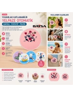 Egonex Baysa-2026 Yuvarlak Katlanabilir Yelpaze Otomatik ( Çantalı )*25x40
