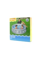 Egonex Bestway-51080 ( 512lt ) Yuvarlak Gri Şişme Havuz ( 3+yaş )*6=k