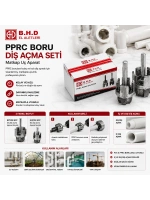 Egonex B.h.d El Aletleri-00402 ( 2pcs ) ( Pprc ) ( Boru Diş Açma ) Matkap Uç Aparat*120