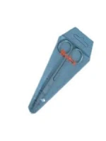 Egonex Bolex Cutıcle No-4 Gümüş Eğik Nakış Makası*12x50